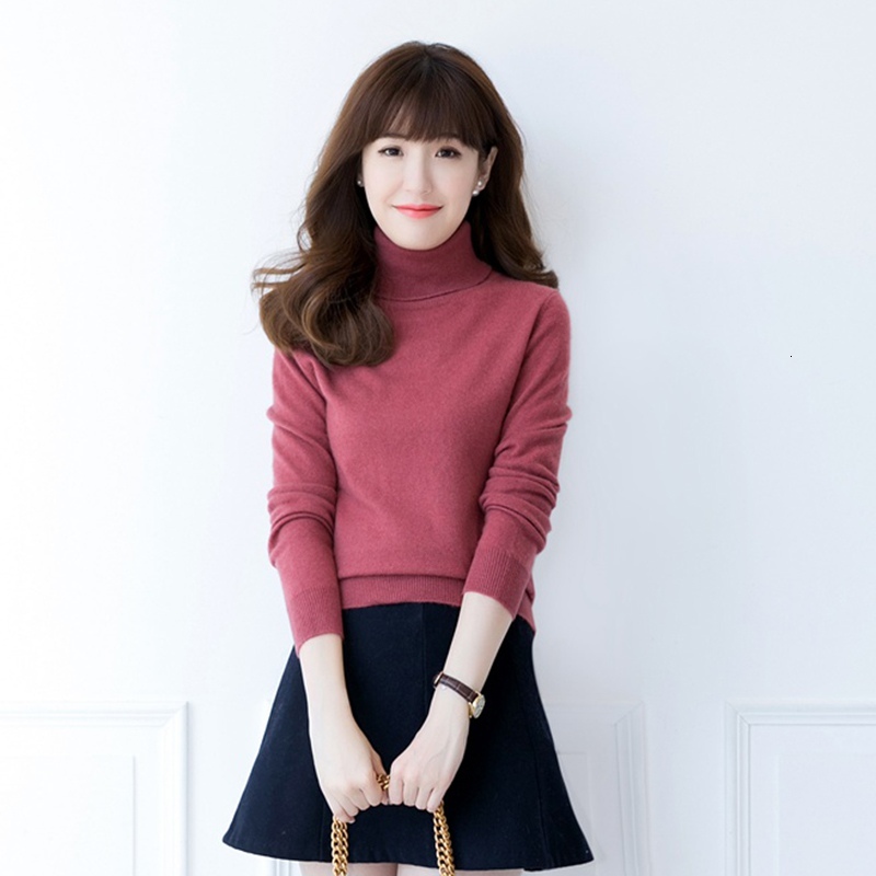 

2021 quality 12 the Colors Careers and 100% High Goal Jumpers Winter Sweaters Pure Women Tops Clothes V7JZ, Coffee