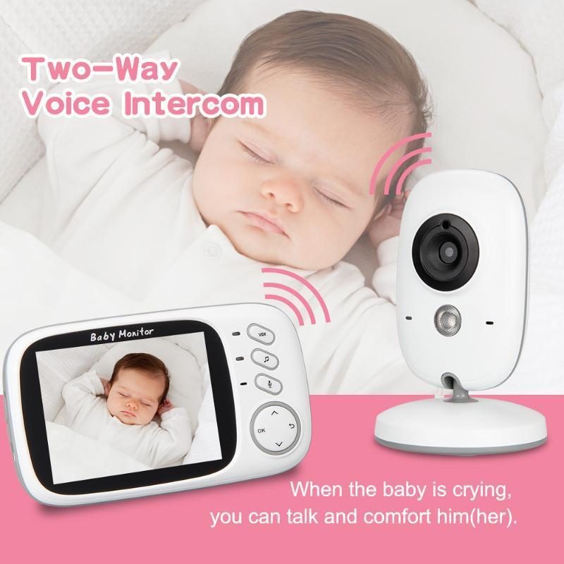 

3.5 inch Wireless Video Color Baby Monitor High Resolution Baby Nanny Security Camera Night Vision Temperature Monitoring1
