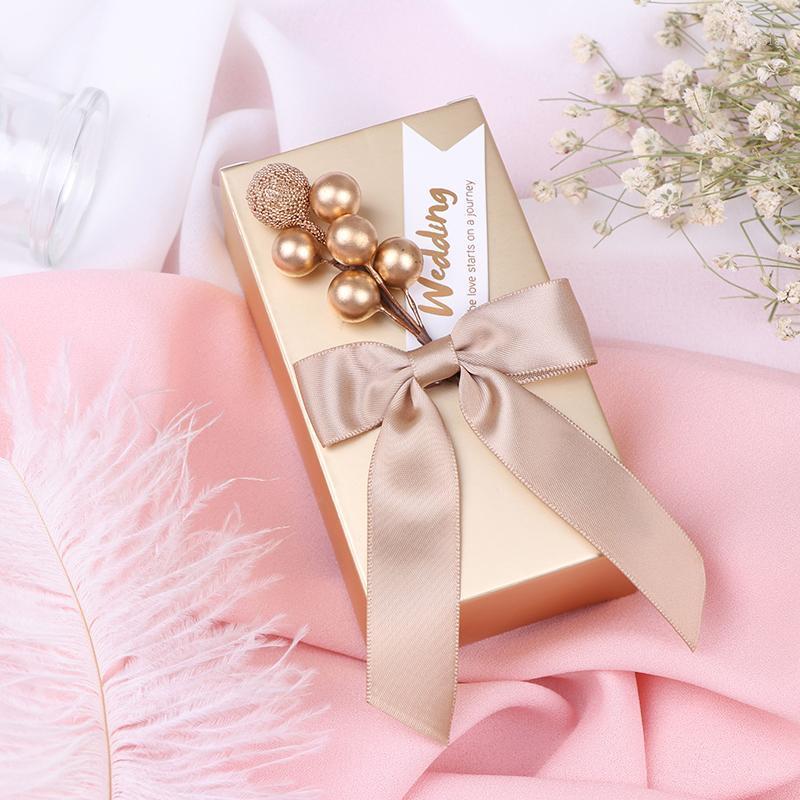 

1pc candy boxes lot unique personalized Chocolate container wedding return gifts custom favor box for guests1