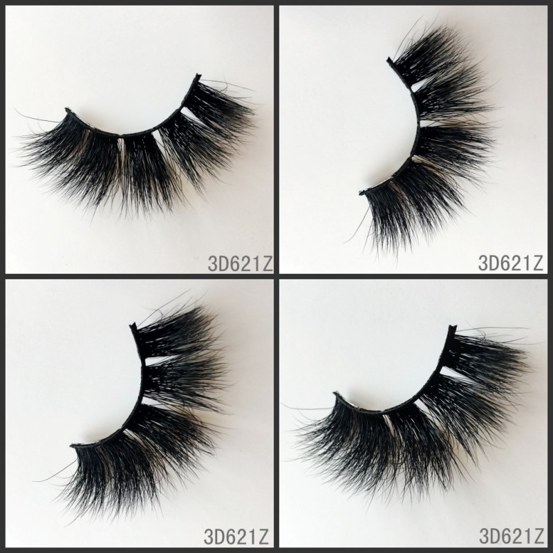 

UPS Free Shipping 100pair 3D mink lashes false eyelashes natural makeup eyelash extension long cross volume soft fake eye lashes