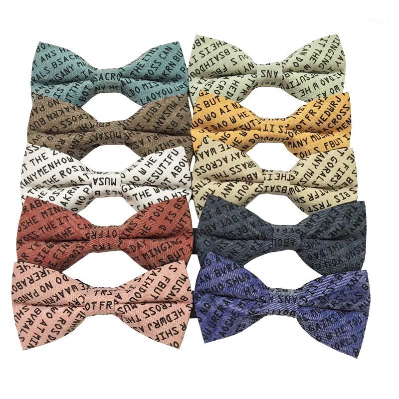 

Neck Ties Letter Man Butterfly 100% Cotton Bowtie Woven Bow Tie Wedding Dress Men Formal Classical Accessory Men's Necktie Party1