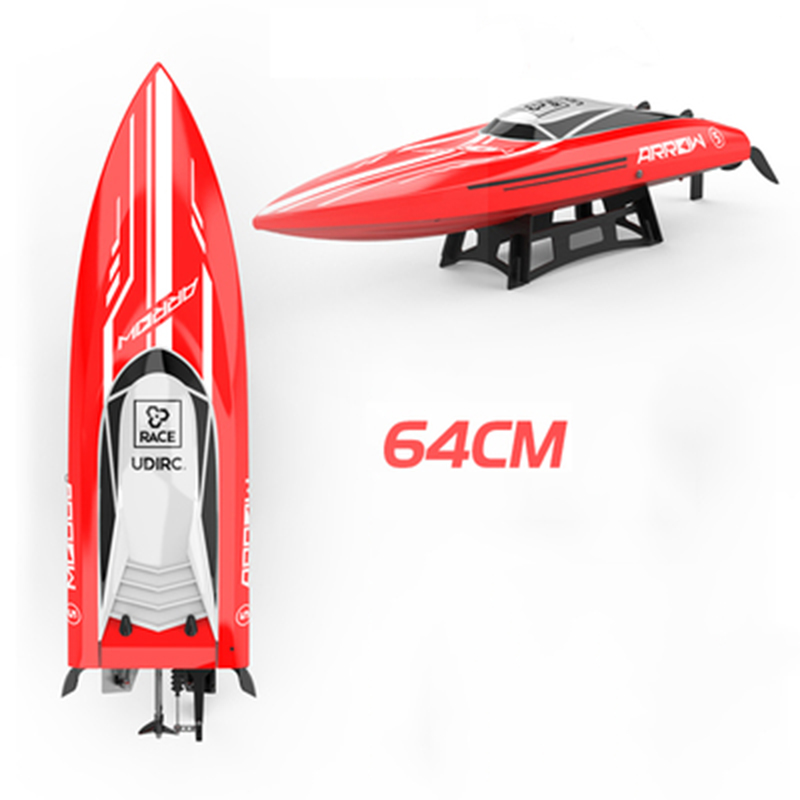 

2.4G 4CH Water Cooling RC Boat Toy Remote Control Boats RC Racing Boat 30km/h Super Speed Electric Toys for Children Bb50, Black