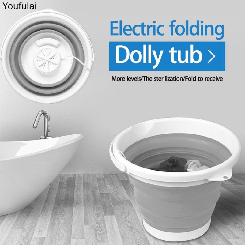 

10L 3in1 Ultrasonic Turbo Washing Machine Mini Portable Automatic Electric Roller Laundry Washer Equipment For Travel Trip Wash