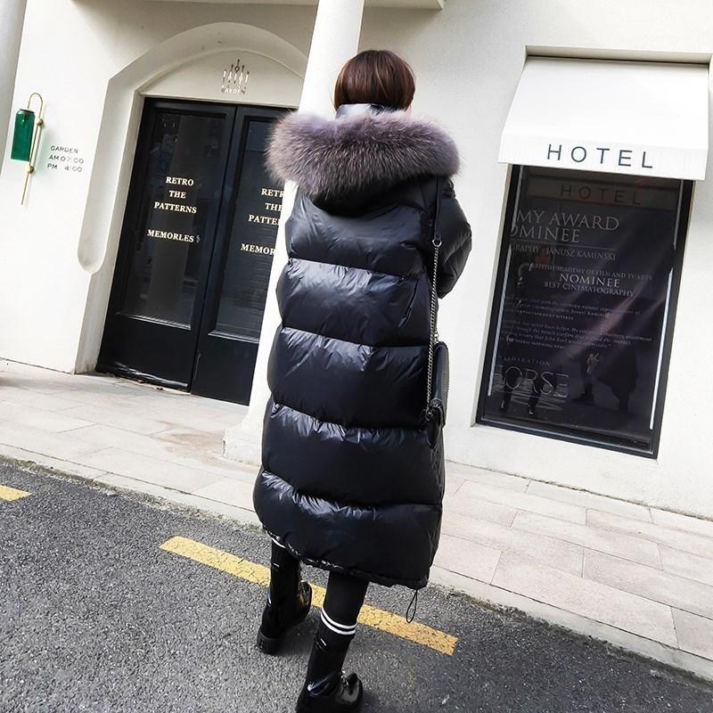 

Leiouna Long Thick Casual Loose Puffer Korean Fashion Winter Warm Women Coat Hood Female Feather Jacket Women Coats Outerwear1