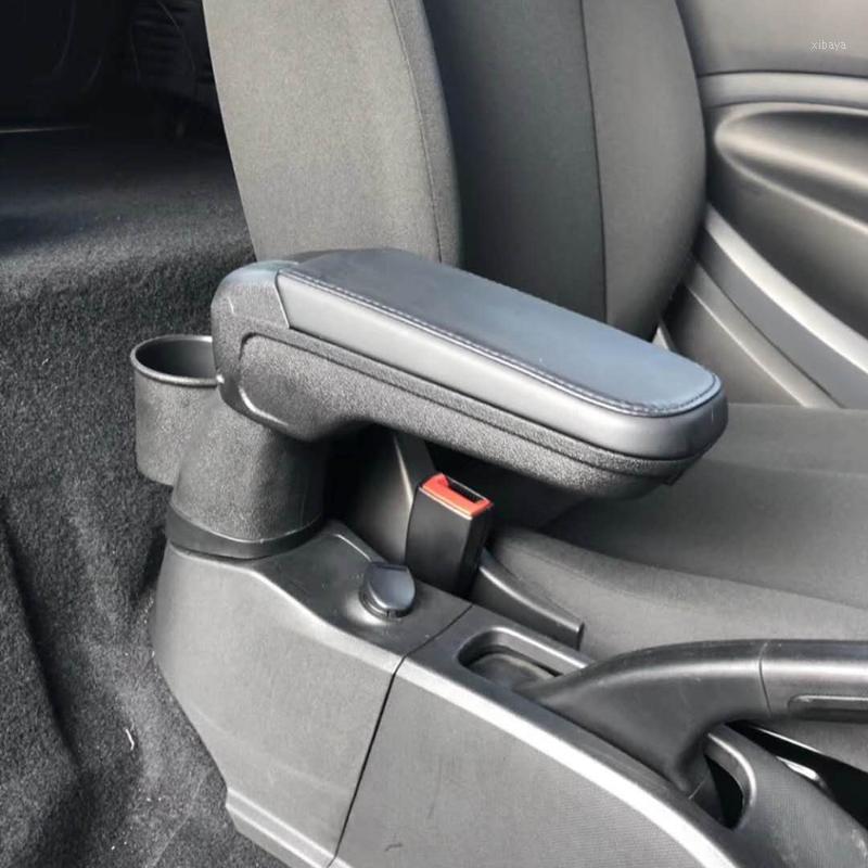

Leather armrest box with cup holder locker for New Smart 453 Fortwo Forfour 2015-2018 Automotive interior accessories1