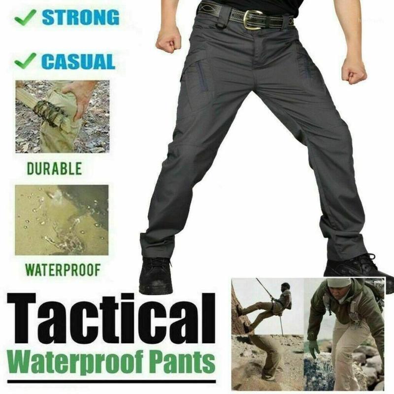 

IX9 City Tactical Cargo Pants Men SWAT Combat Army Trousers Male Casual Many Pockets Stretch Cotton Pants Dropshipping1, Black