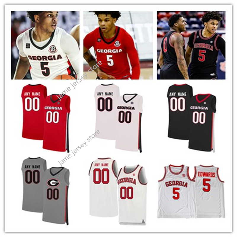 

Mens Georgia Bulldogs 2022 UGA College Basketball Jersey 33 Nicolas Claxton 5 Edwards 11 Jaxon Etter 2 Jordon Harris 1 Jaykwon Walton 5 Admiral Schofield 4 Tyree Crump, Georgia bulldog whitered stitched jersey