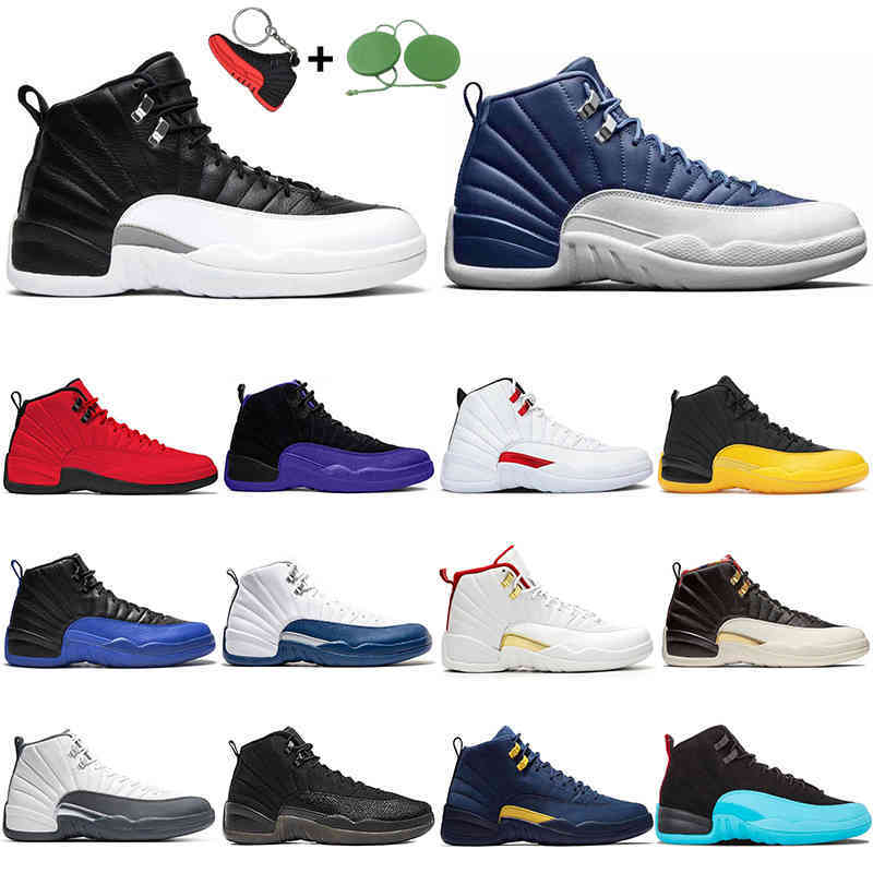 

2022 12 12s men basketball shoes jumpman Utility University Gold Blue Stone Indigo Reverse Flu Game Dark Concord Playoff CNY mens trainers, Fiba