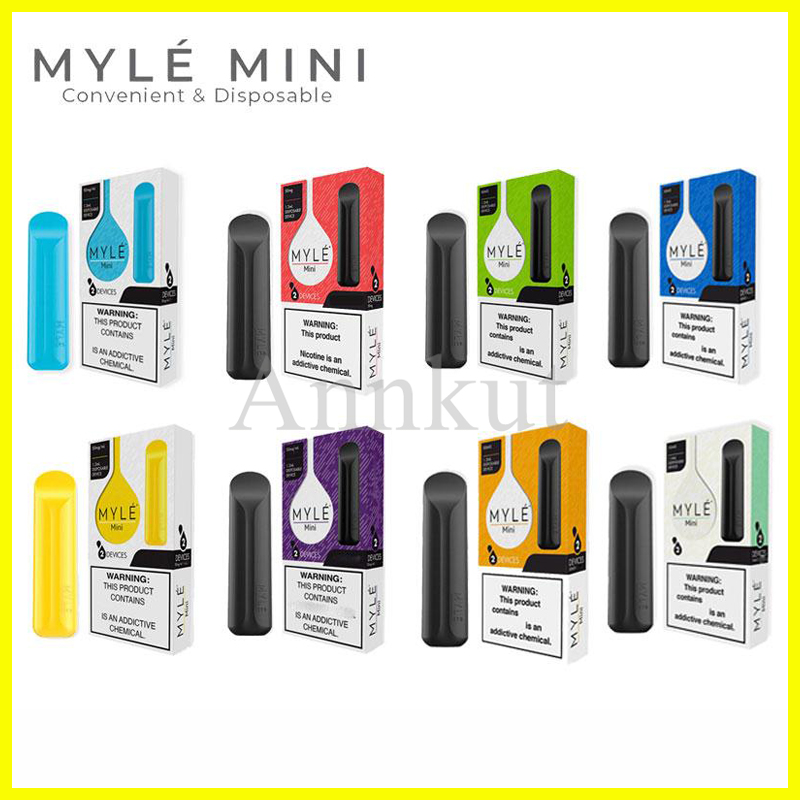 

Myle mini Vape Pen, Myle Pen 280mAh Battery 1.2ml Pods Cartridges Pre-Filled e Cigs Device Vs Puff Bars Plus Flow Bang XXl