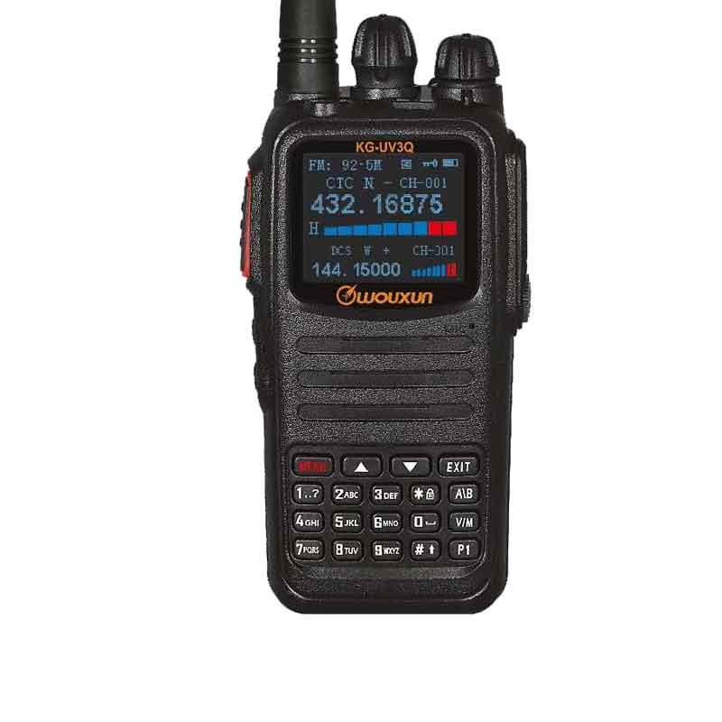 

Wouxun KG-UV3Q dual-segment high-power VHF UHF hunting walkie-talkie duplex outdoor self-driving tour walkie talkie 10W