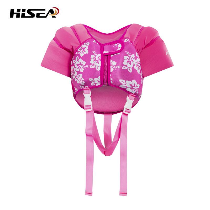 

HISEA Pro Life Vest for Kids 2-6 Pink Blue Neoprene Wading kayak for Swimming Floating Fishing Pool Baby Vest Life Jacket T