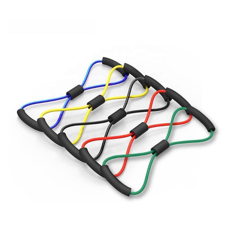 

Figure 8 Bodybuilding resistance bands Tension fitness equipment for home gym Exercise machine workout training Yoga sports