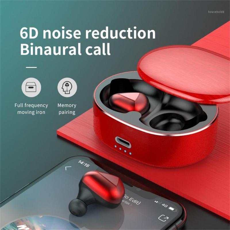 

Fashion Mini TWS Bluetooth 5.0 Earphones True Wireless Sport Earbuds In-ear Earphone Bluetooth Stereo Headphone1, Red