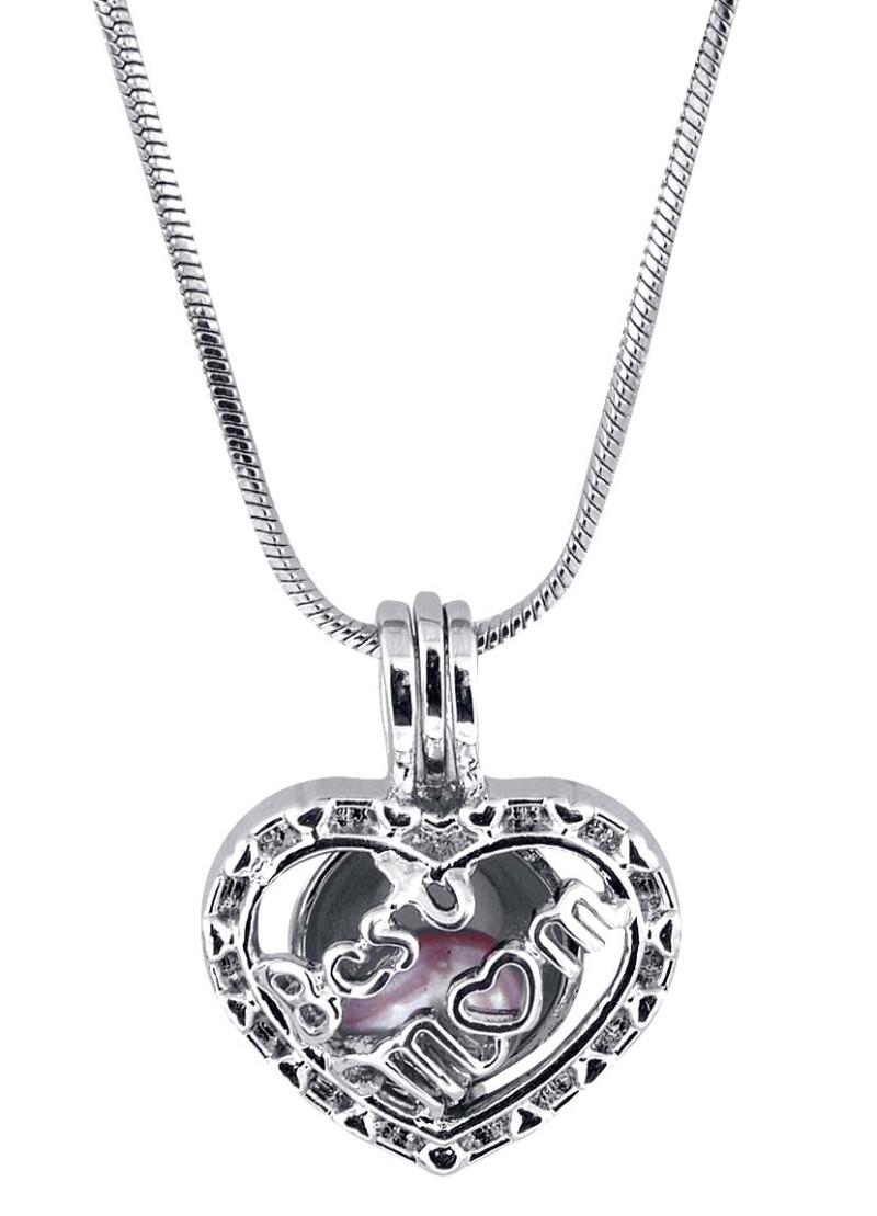 

18KGP Pearl Cage Pendants Best Mom Pearl Cage Lockets Pendants Wish Pendant Jewelry P63