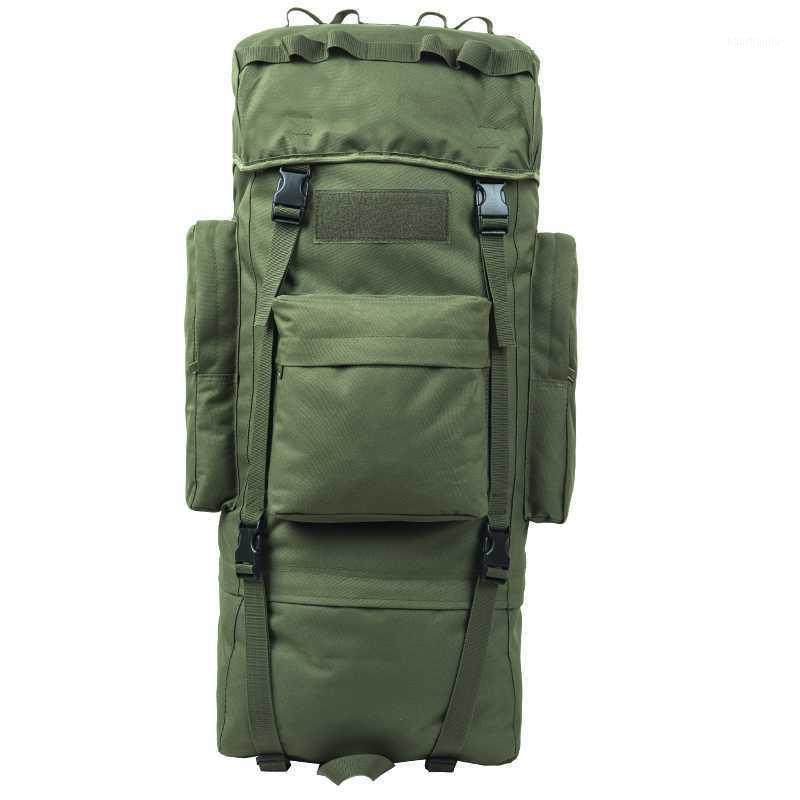 

100L Big Capacity Travel Luggage Bag Backpack Outdoor Climbing Hiking Camping Nylon Waterproof Camouflage Shoulder Bags Rucksack1, Green python