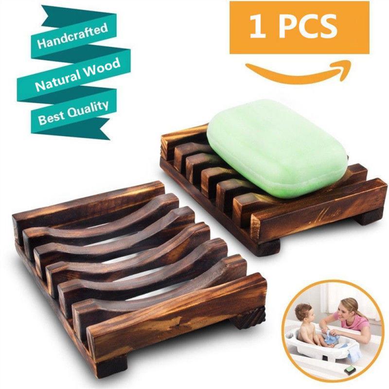 

Bathroom Shelf Wooden Soap Dish Chinese Style Simplicity Soap Storage Holder Rack Organize Household Items Kitchen Accessories