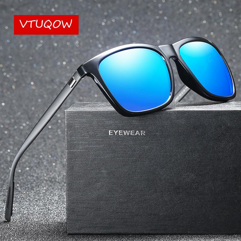 

Sunglasses Classic Aluminum Magnesium Men's Brand Designer Driving Polarized Sun Glasses For Men Square Male Eyewear Shades 2021
