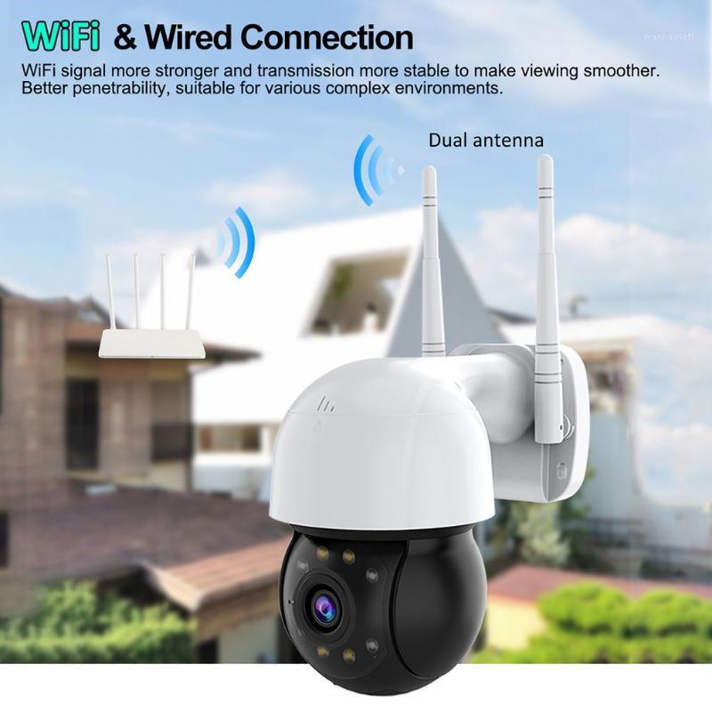 

HD 1080P WIFI IP Camera Outdoor Security Camera PTZ 4X Zoom Infrared Night Vision Hemisphere CCTV Two Way Audio1
