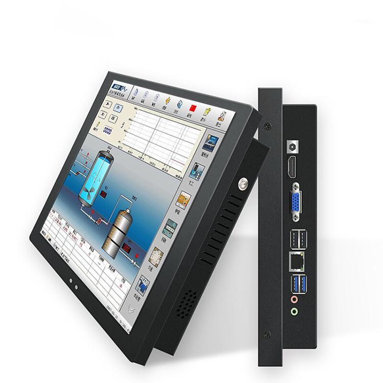 

1000nits brightness Open frame 10 15 17 19 inch IPS panel pc chassis touch panel pc monitor with camera linux os1