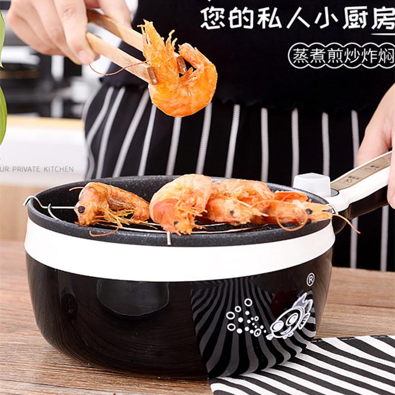 

220V Mini 1.8L Electric Frying Pot Multifunctional Non-stick Electric Hot Pot Multi Cooker Cooking Machine EU/AU/UK/US Plug