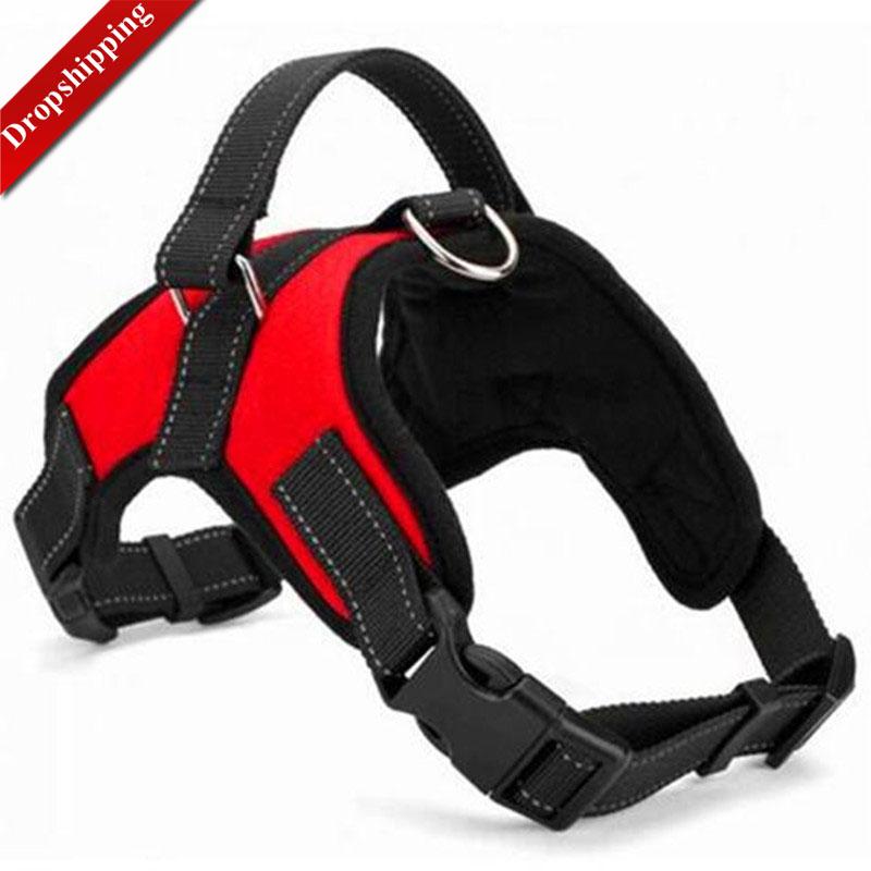 

Adjustable Nylon No Pull Dog Harness Vest For Big Dog Harness Large Leash XL Medium Pet Supplies Vest Pet Collar Accessories