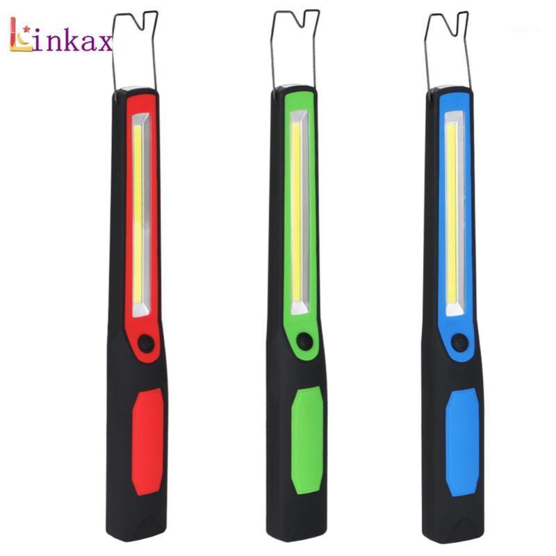 

COB LED Multi-function Working Inspection Light Maintenance Hand Torch Lamp With Magnet Hook Built-in Battery1