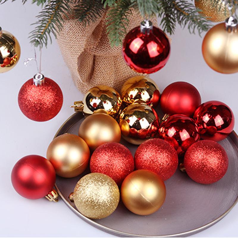 

24pcs/box 40mm DIY Christmas Tree Decor Ball Bauble Xmas Party Hanging Ball Ornament Decorations Hanging Bauble Decor1