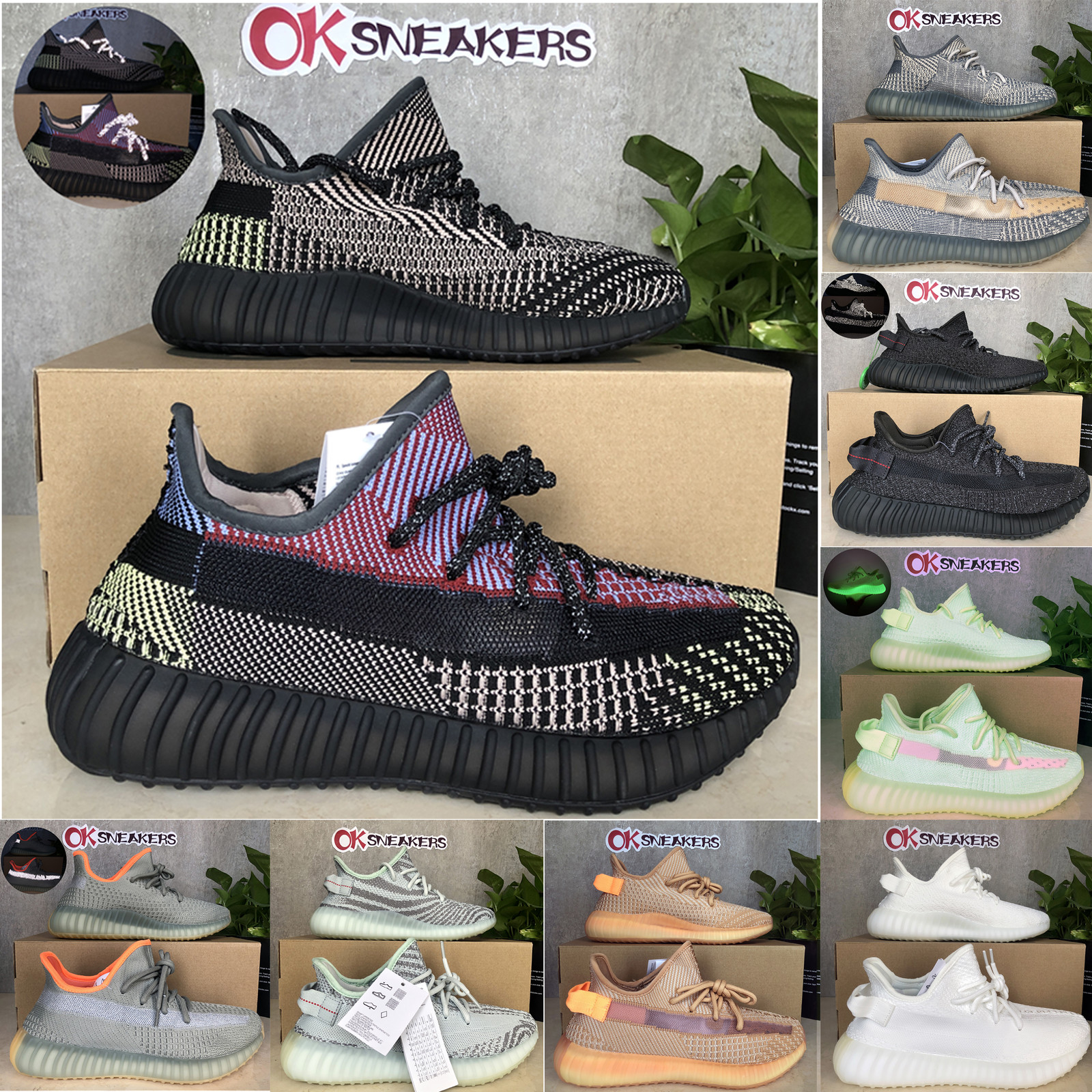 

Top quality 2021 Kanye West Cinder Yecheil Bred Oreo Desert Sage Earth Linen Asriel Zebra Trainers Sneakers MenWomen Running Shoes Size36-48