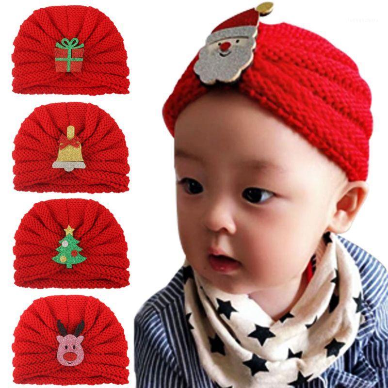

Cartoon Baby Newborn Warm Wool Hat Autumn and Winter Children Christmas Knit Cap CORB1