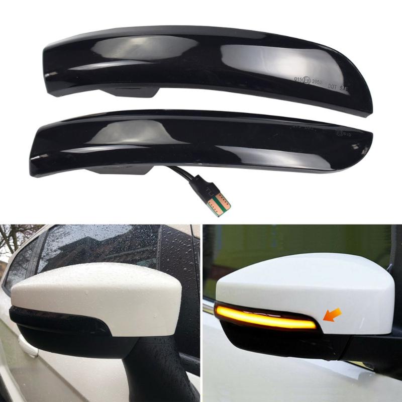 

For Kuga Escape EcoSport 2013- 18 Car LED Dynamic Turn Signal Blinker Light Professional Super Bright Light, As pic