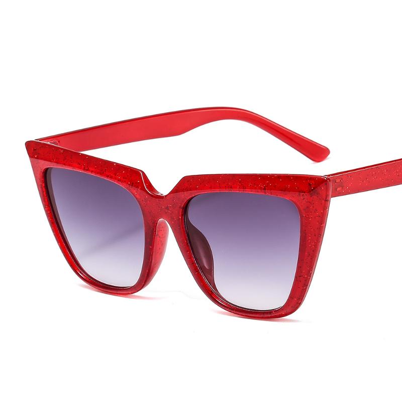 

2021 New Cat Eye Sunglasses Women Men Fashion Luxury Vintage Color Lens PC Frame Sexy Party Black Sunglasses UV400 OT9087