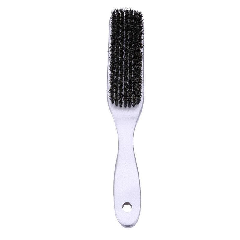 

White Lotus +Pig hair Handle Hair Brush Hard Boar Bristle Combs for Men Women Hairdressing Styling Beard Comb Brush