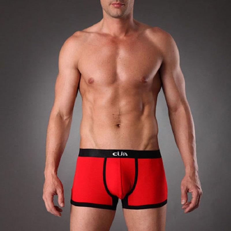 

spring and summer pure bamboo fiber U convex waist male pants men's underwear DAN1111902A, Orange