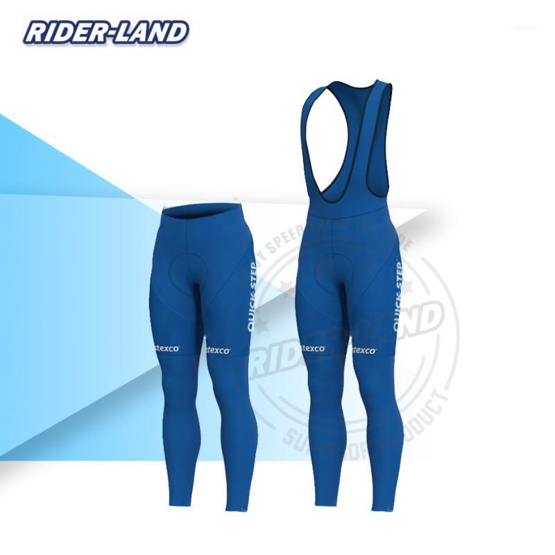 

QUICK STEP Cycling Pants Bib Long Tights Mens Autumn Spring Pro Team Cycling Bicycle Pants Padded Cushion Ropa Pantalon Ciclismo1, 009-bln-black2