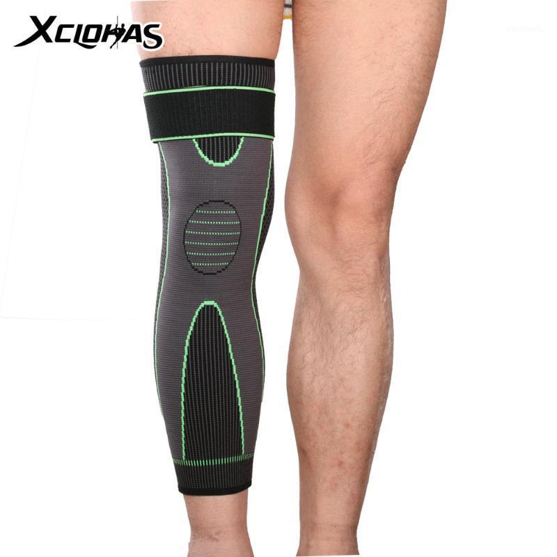 

XC LOHAS Sports Lengthen Compression Knee pads Non Slip Bandage Knee Brace Sports Warmth Leg Support Elastic Kneepad1, Size m