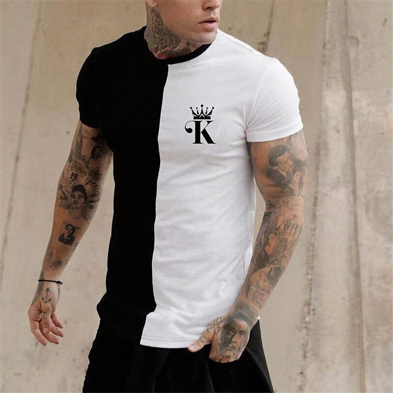 Men's Tee T shirt Shirt Graphic Poker Plus Size Crew Neck Casual Daily Short Sleeve Tops Basic Designer Slim Fit Big and Tall A B C f3t8#