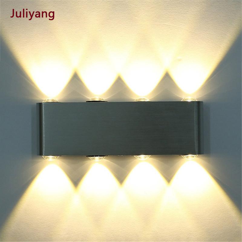 

AC85-265V Aviation aluminum LED wall lamp, Hotel Decorative Light ,backdrop lights, aisle / bedroom bedside lamp