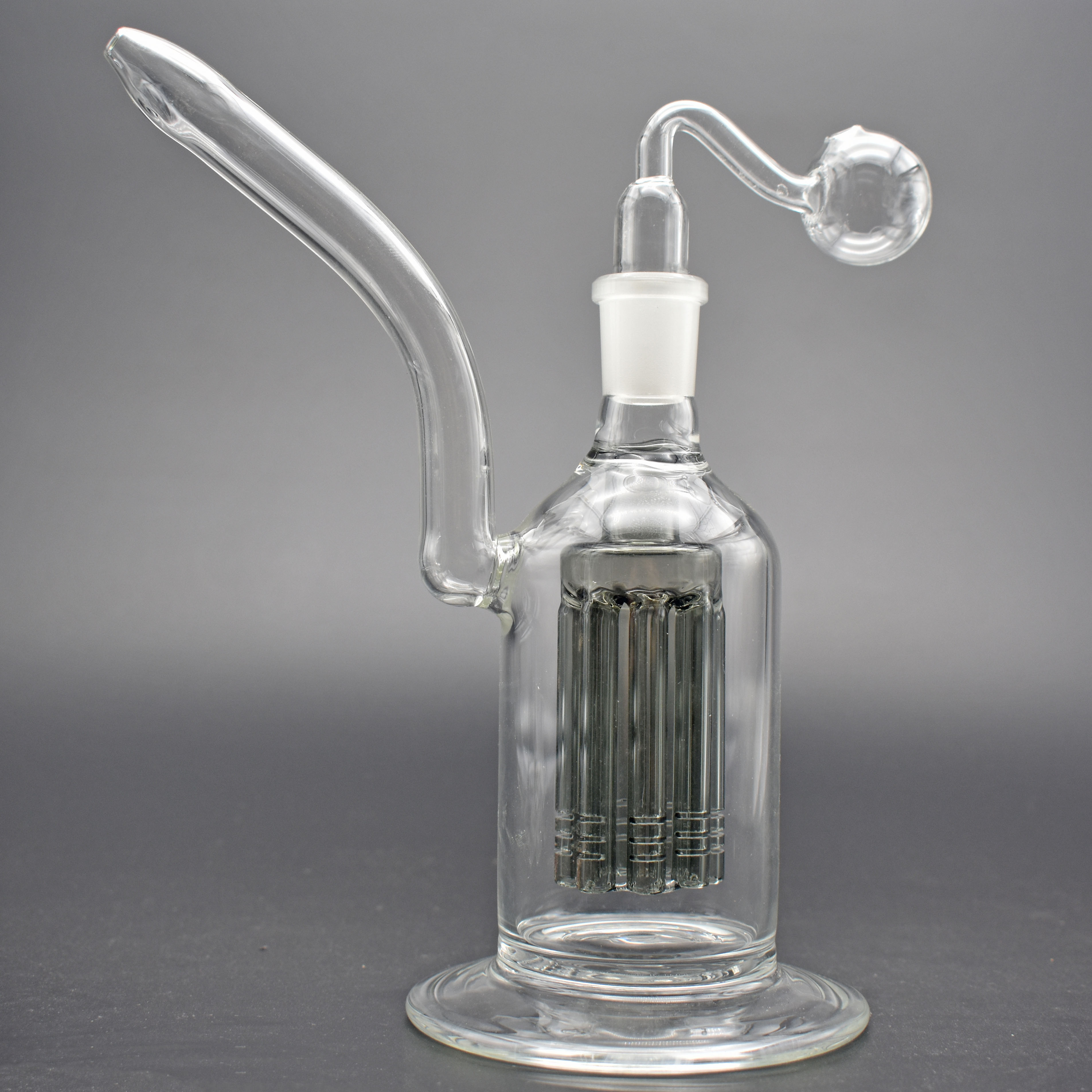 

8inch GLASS beaker bong 8arm perc Super function Glass water pipes 18mm dab rig bong for dry herb with glass oil burner pipe and banger nail