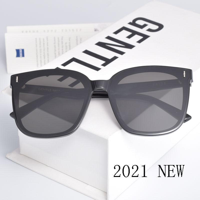

2021 Women Men Oversized Sunglasses Korea Gentle FRI Sunglasses Star Fashion Lady Vintage Luxury Package1