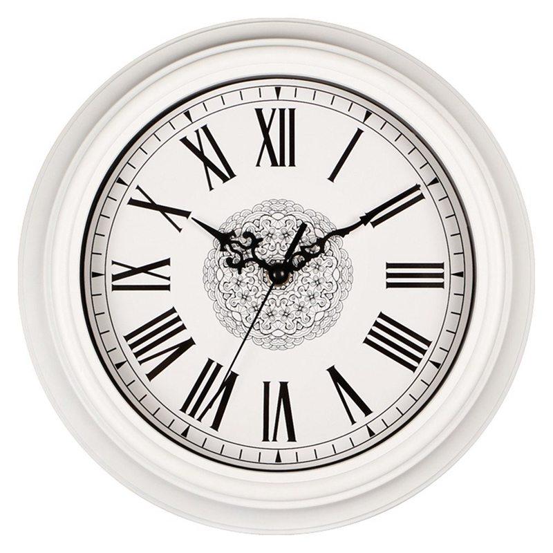 

12-Inch Silent Non-Ticking Round Wall Clocks, Decorative Vintage Style Roman Numeral Clock Home Kitchen/Living Room/ Bedroom