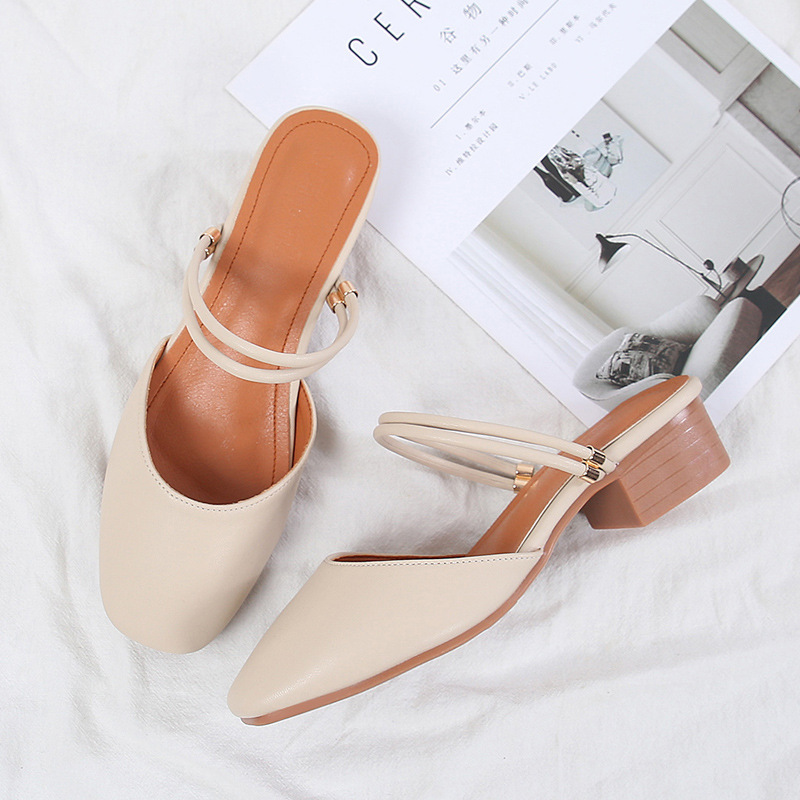 

2021 New Shoes in the Style Red Web Sandals Women's Slippers Ry07, Apricot