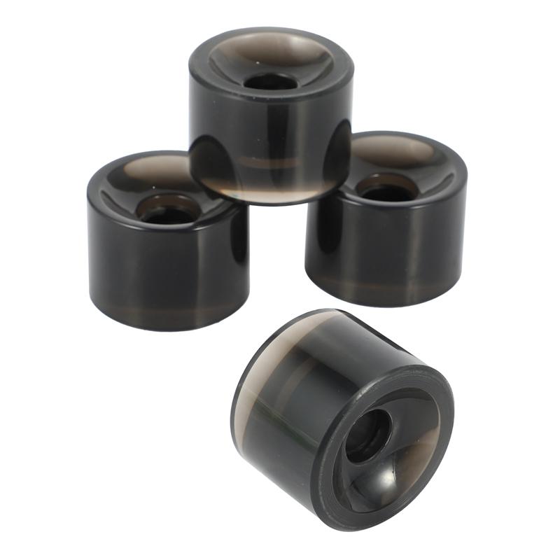 

4Pcs 70X51mm Skateboard Wheels Cruiser Wheel Accessory Roller Tyre, Transparent black