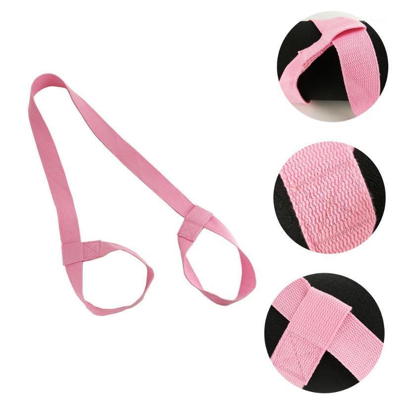 

Yoga Mat Strap Belt Adjustable Sports Sling Carrier Shoulder Carry Strap Belt Exercise Stretch Fitness Elastic Fitness Supplies1, Purple