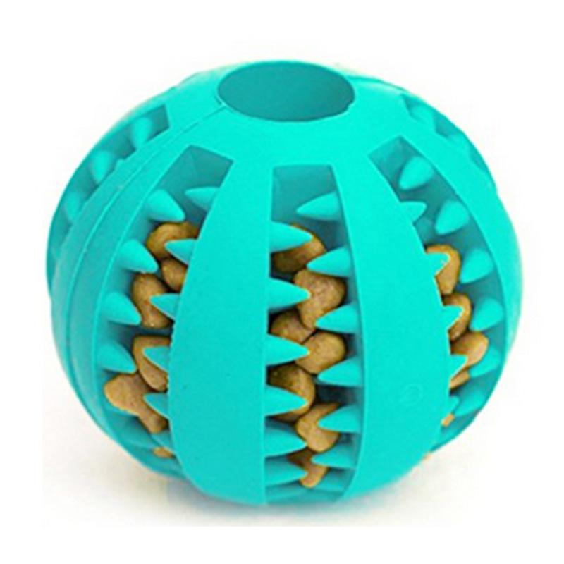 

Pet Dog Toys Extra-tough Rubber Ball Toy Funny Interactive Elasticity Ball Dog Chew Toys For Tooth Cleaning Of