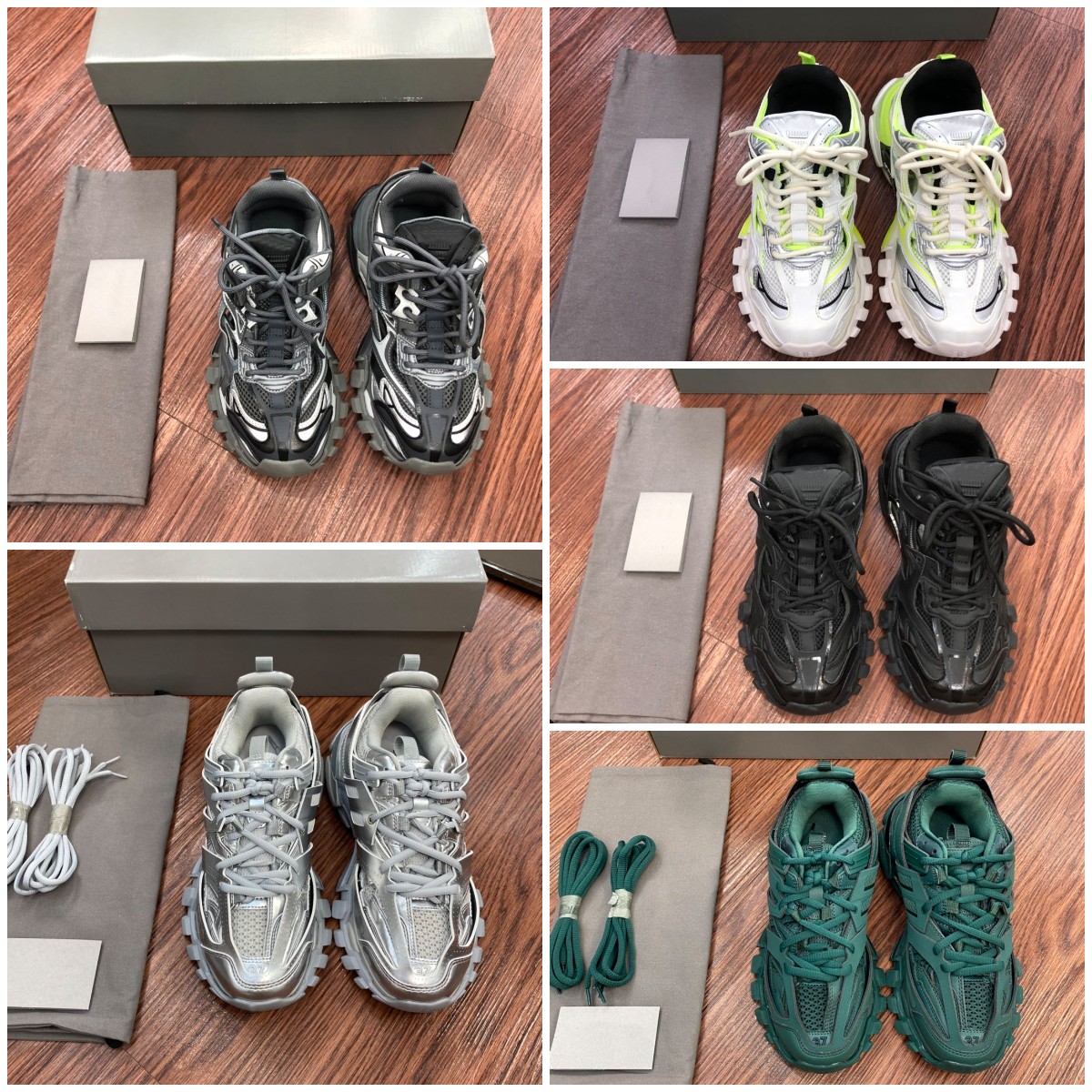 

2022 Fashion New Brand Running shoes Triple S Track.2 Open Sneaker Basketball Sneakers Designer Sports Trainers for men women low heels Foam Runner size 35-45, Color 6