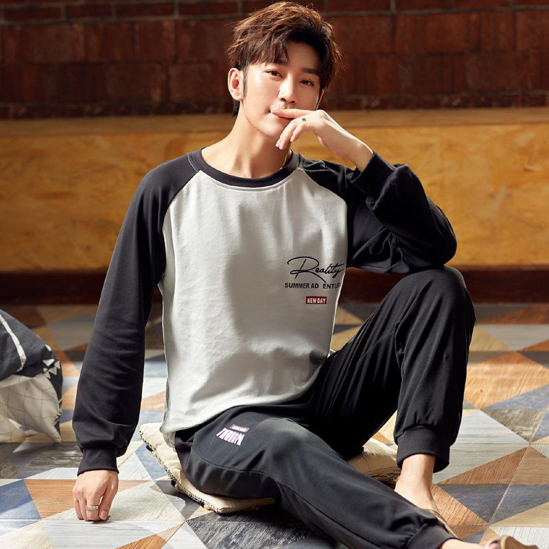 

Cotton Winter Warm Pajama Sets for Men Sleepwear Suit Loungewear Homewear Plus Size Lounge Set Couple Matching Home Suit, 14