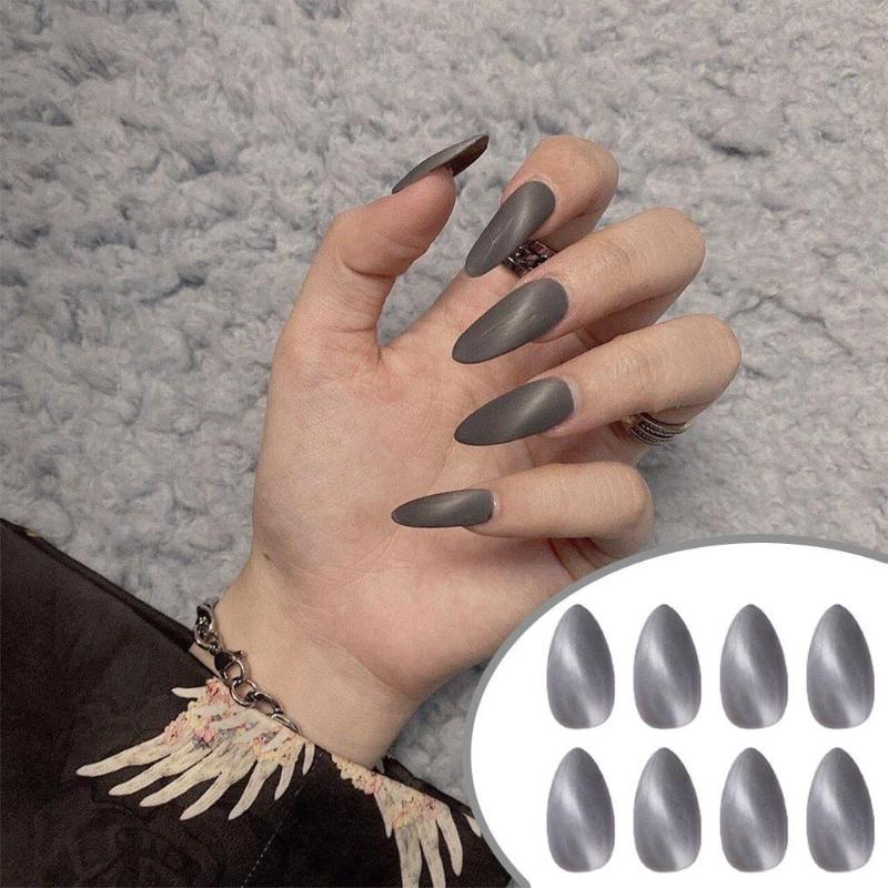 

Mysterious Cat Eye Nail Patch with Jelly Gum 24PCS Accessories Decal Nailart Nail Collection Art Manicure DIY Foil Stickers V0V5