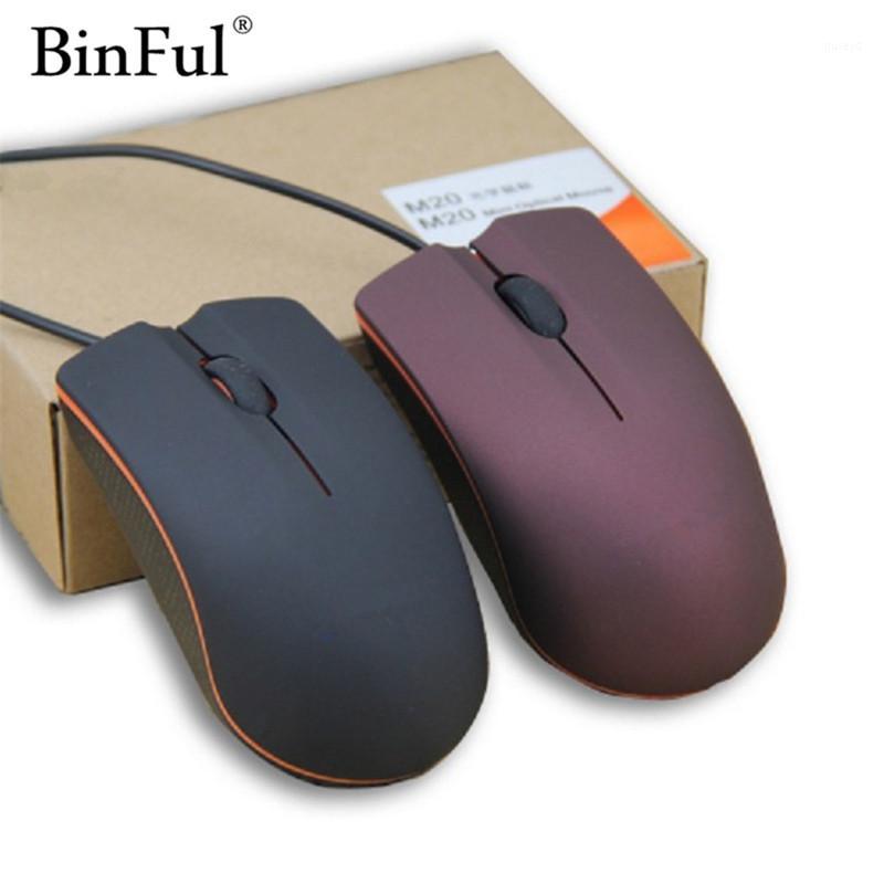 

BinFul High Quality M20 Wired Mouse USB 2.0 Pro Gaming Mouse Optical Mice For Computer PC wholesale1