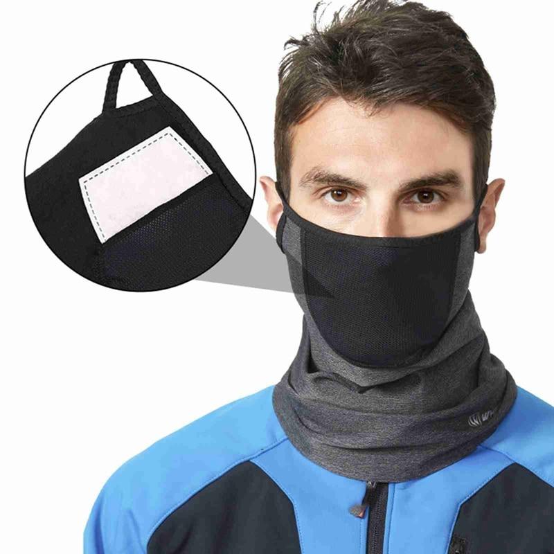 

For Bicycle Sun Protection Magic Turban Face Mask Breathable Anti-UV Scarf Bicycle Bandana Warm Cool Outdoor UV Protection Scarf, Gy