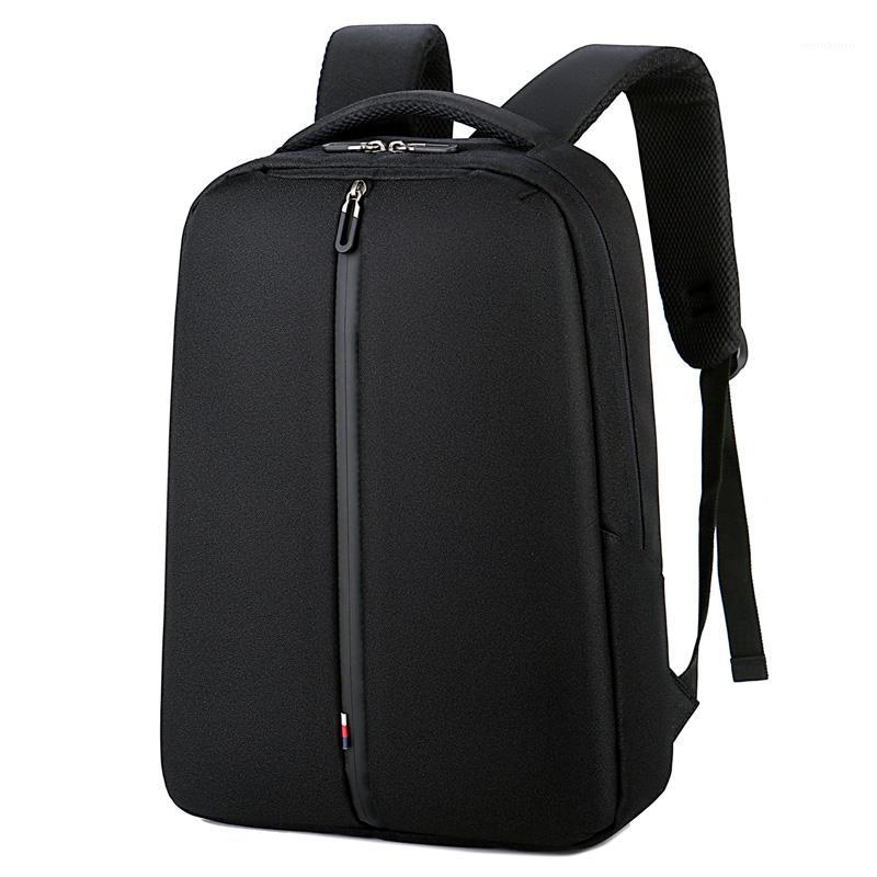 

Hot sale new men's backpack leisure travel 15.6-inch computer bag middle school student student bag1, Black